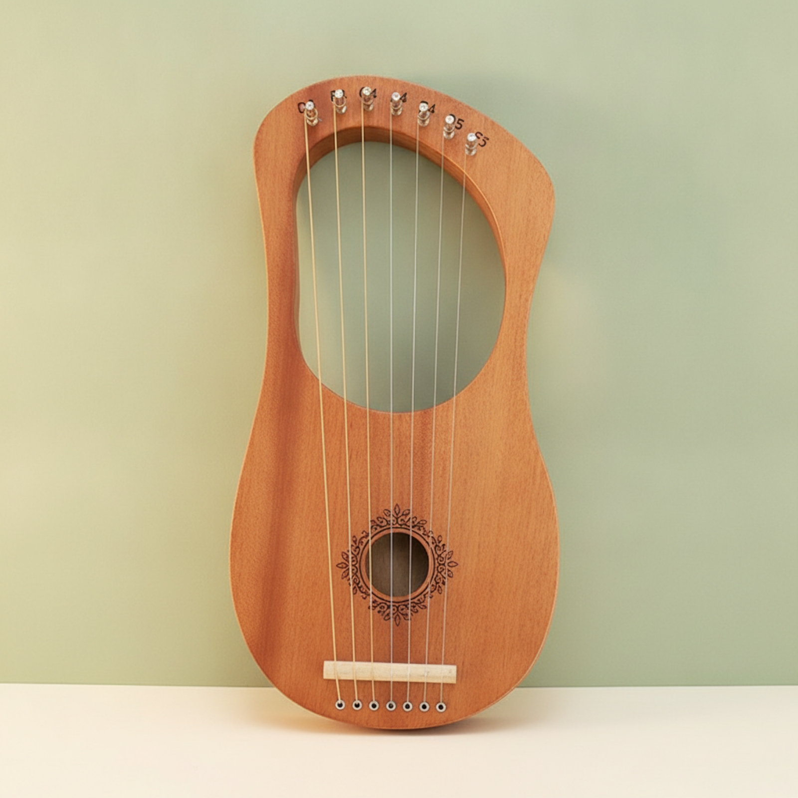 Musical Instrument Lyre - 7-String Lyre Wooden Lyre 7-String Harp