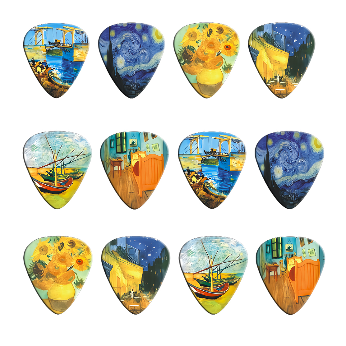 Musical Instrument Fagot - New 12pcs/set Guitar Picks - Van