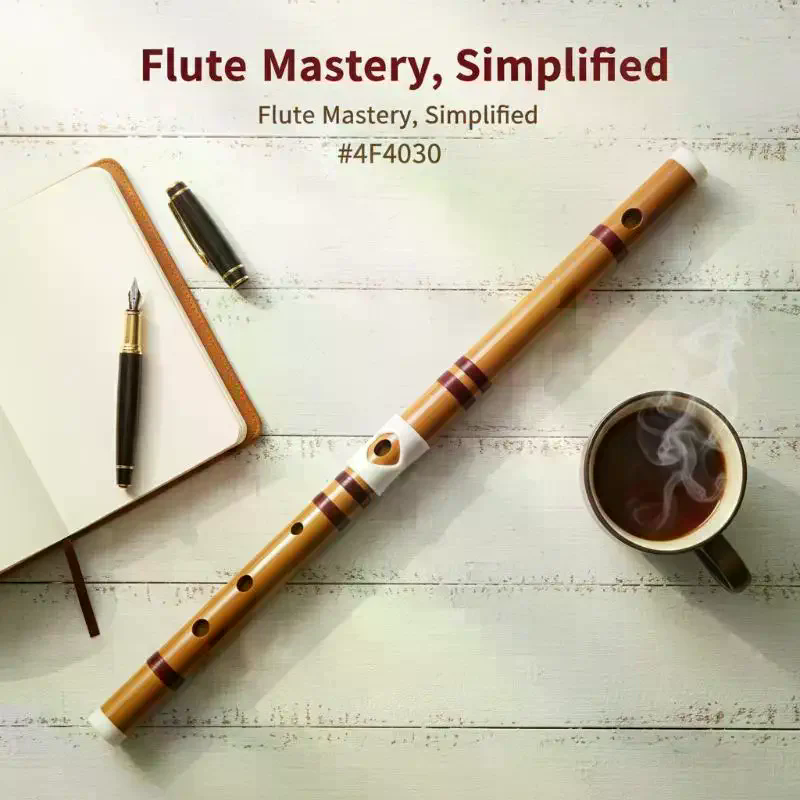 Musical Instrument You Blow Into - Bamboo Flute Blowing Aid Flute Easy
