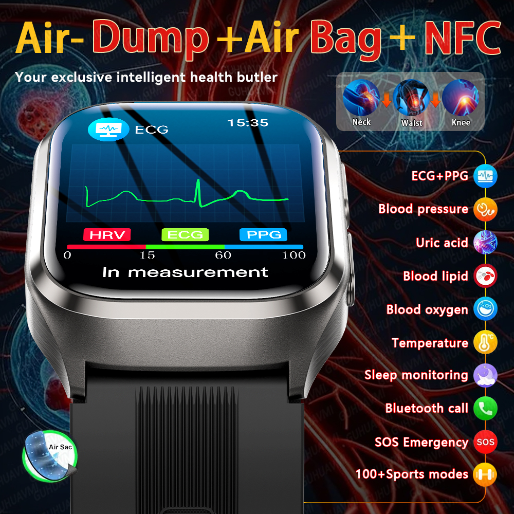 Musical Instrument No Touch - Nursing Grade Elastic Airbag Smart Watches