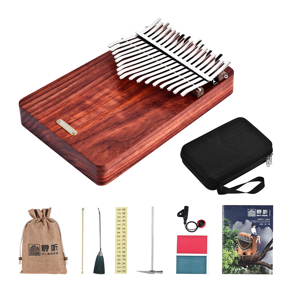 LINGTING 17 keys Kalimba Porta - A Musical Instrument With Keys recensione e prezzo