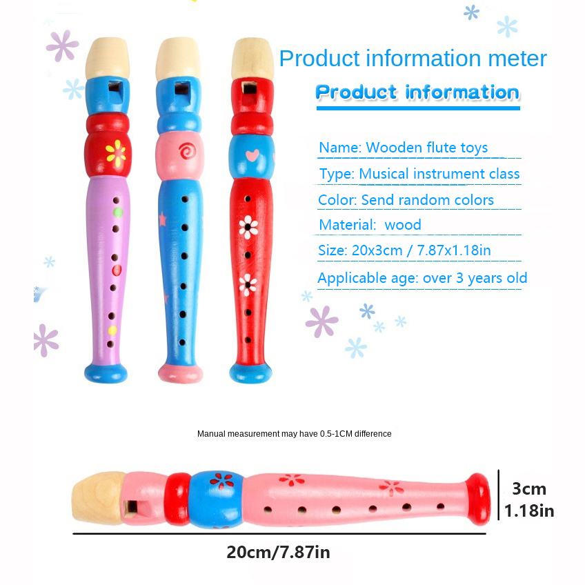 Hot Colorful Wooden Flute Musi - Musical Instrument Fagot recensione e prezzo