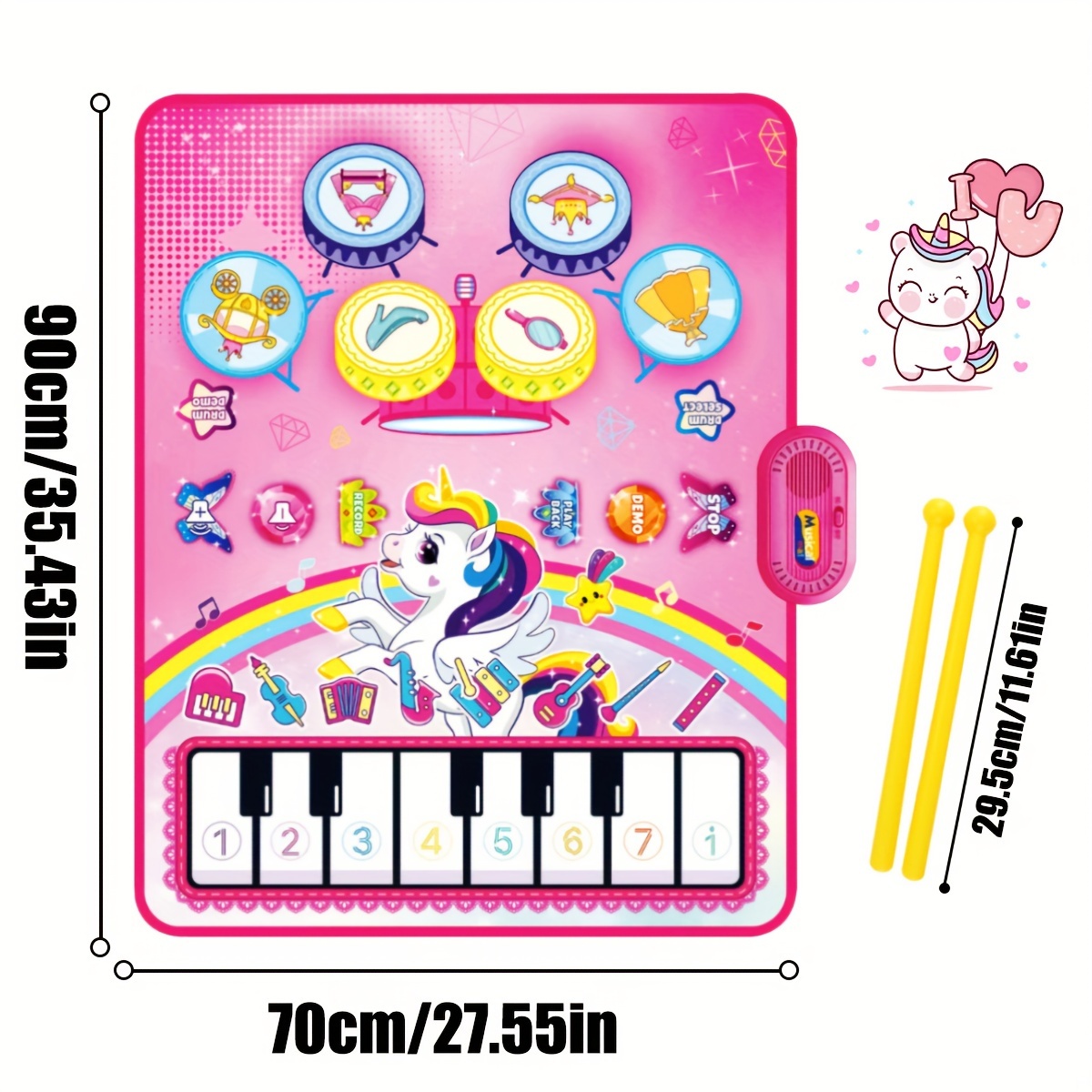 3 In 1 Music Sensory Play Mat  - Musical Instrument No Touch recensione e prezzo
