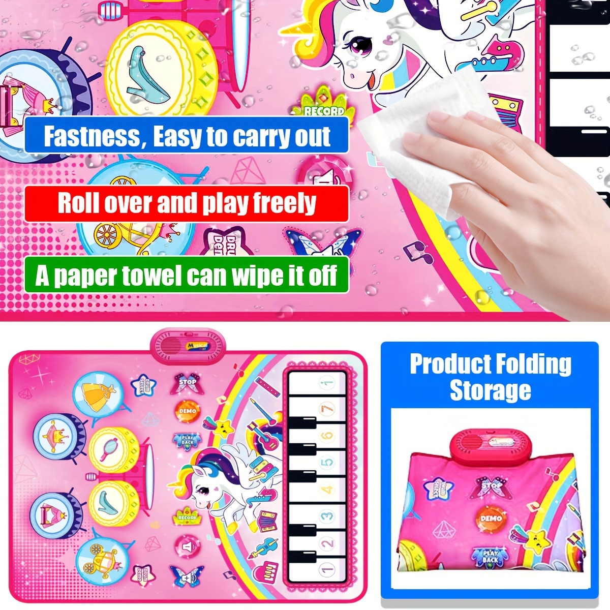 3 In 1 Music Sensory Play Mat  - Musical Instrument No Touch recensione e prezzo