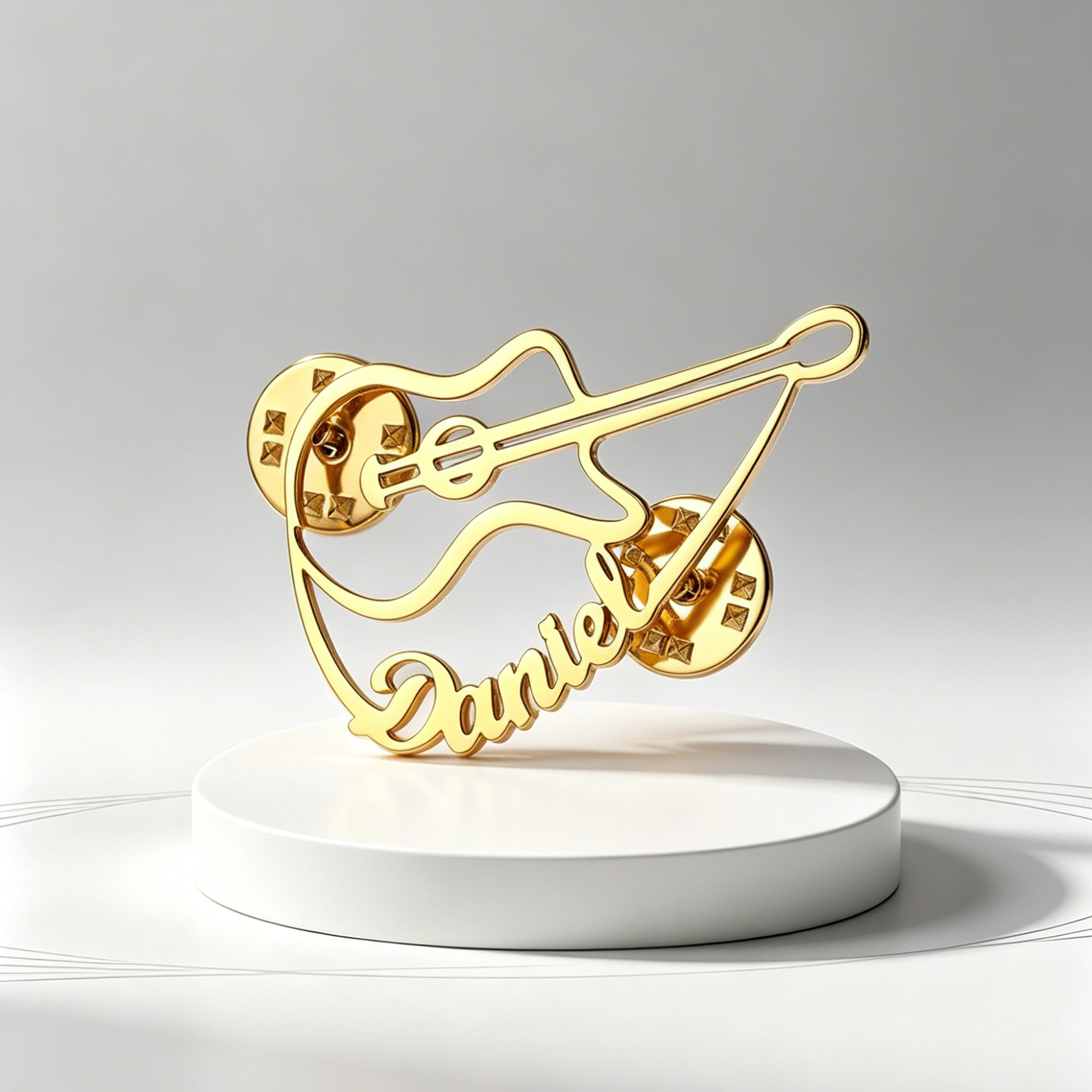 Custom Violin Pin Brooch Stain - Musical Instrument Name recensione e prezzo