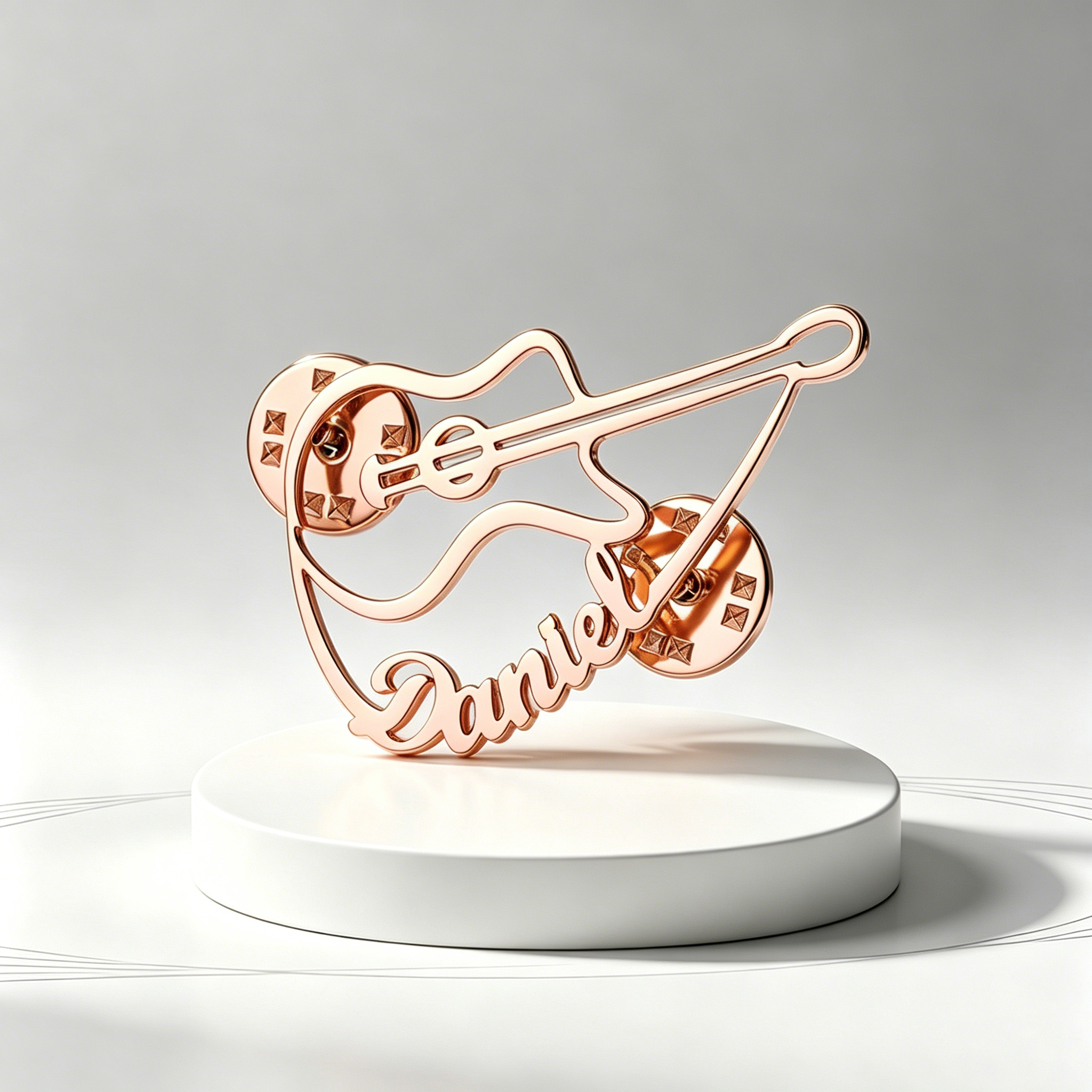 Custom Violin Pin Brooch Stain - Musical Instrument Name recensione e prezzo