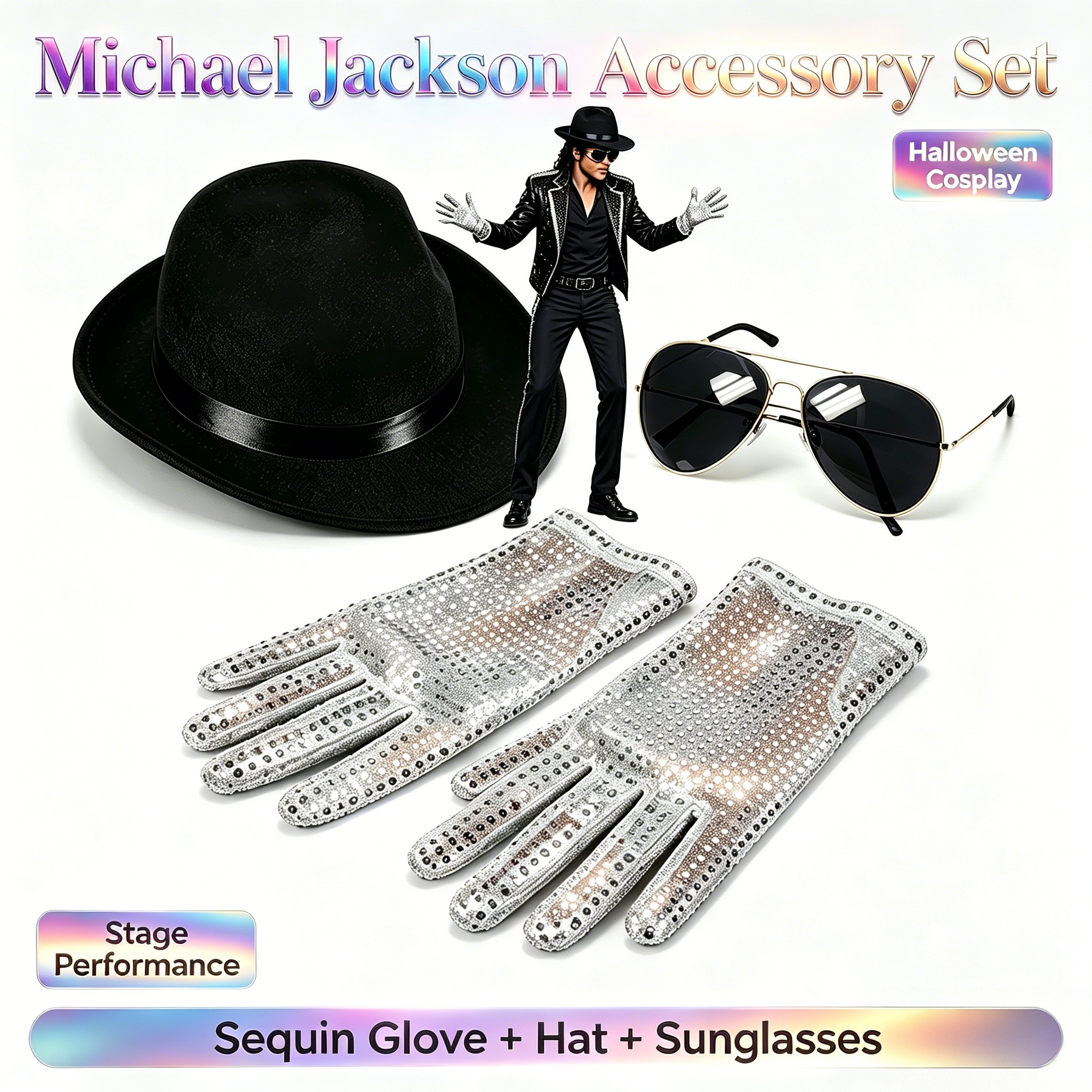 Michael Jackson Accessory Set  - Musical Instrument Jazz recensione e prezzo