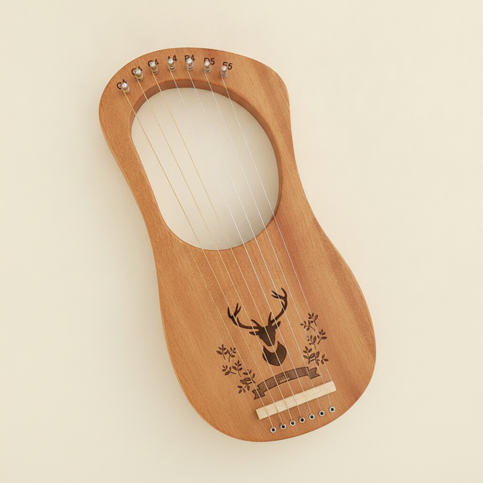 7-String Lyre Wooden Lyre 7-St - Musical Instrument Lyre recensione e prezzo