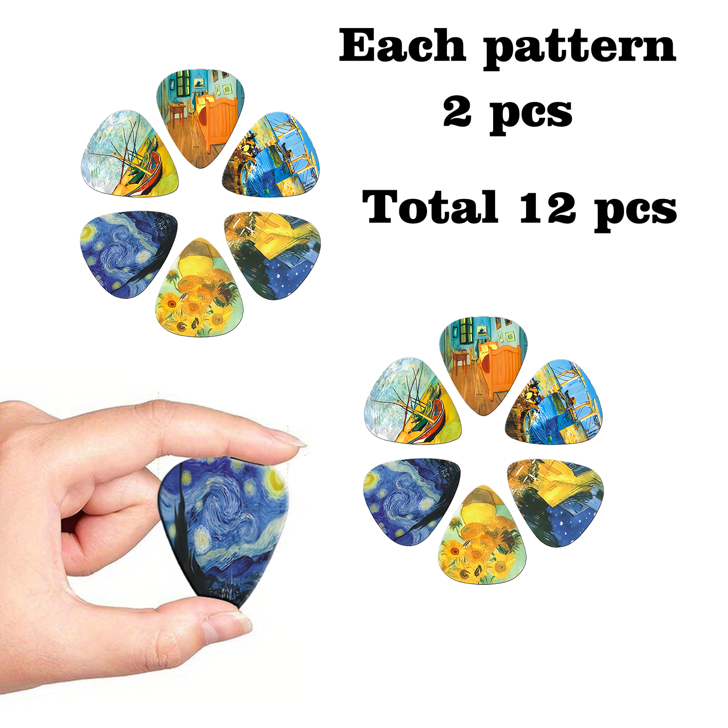 New 12pcs/set  Guitar Picks -  - Musical Instrument Fagot recensione e prezzo