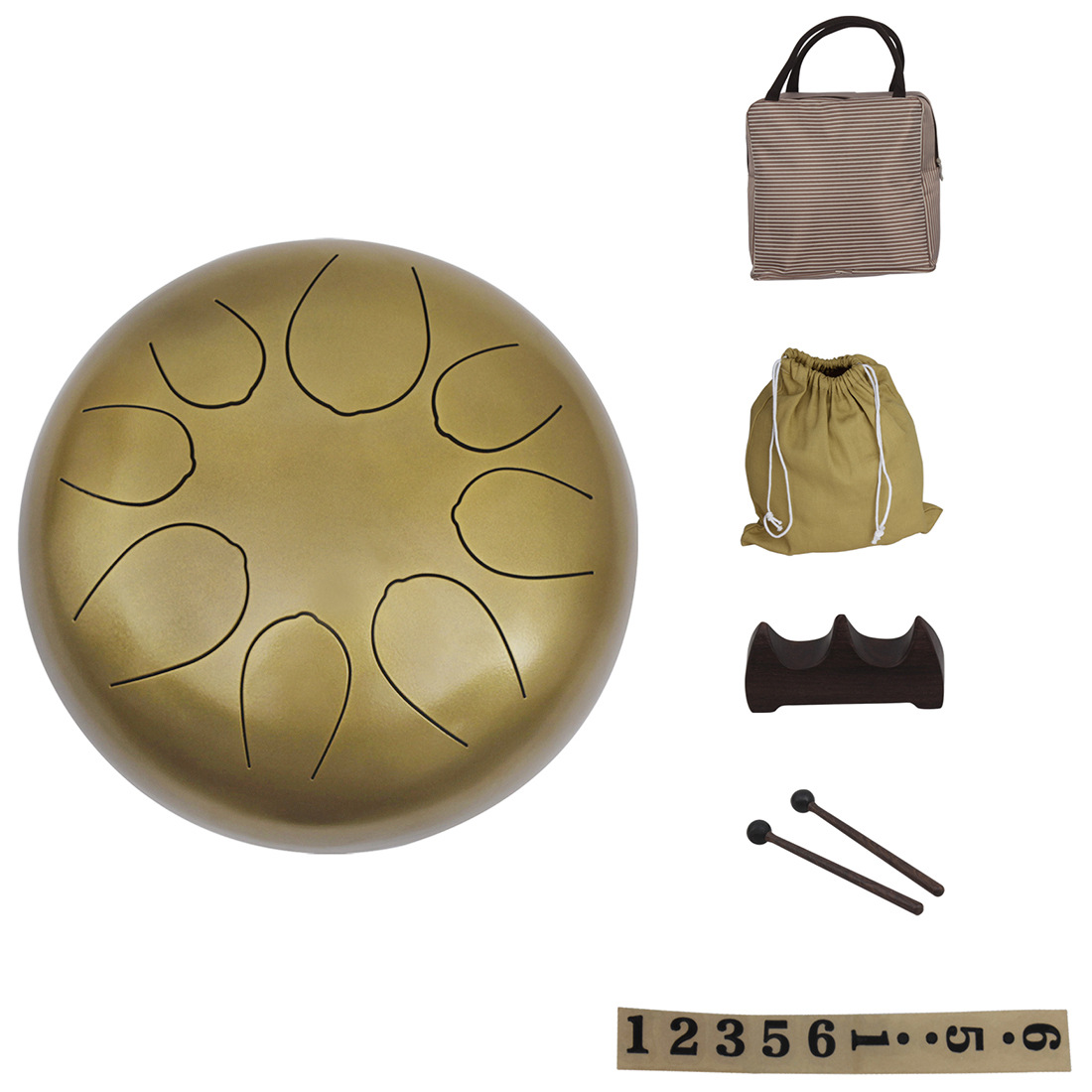 Hollow Drum 10 Inch 8-tone Ste - Tongue Drum Steel recensione e prezzo