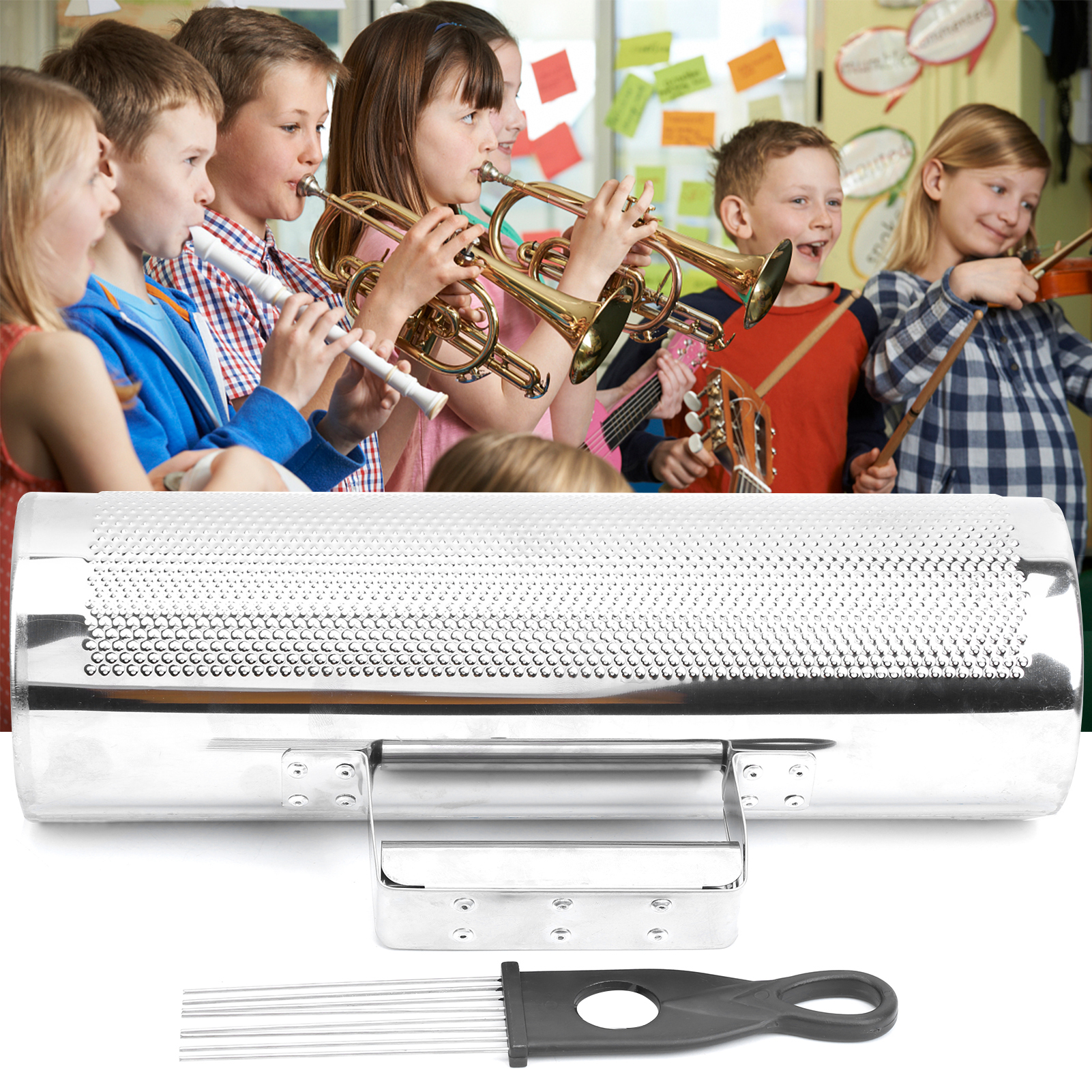 Aluminum Guiro Shaker Guiro Sh - Guiro Scraper Instrument recensione e prezzo