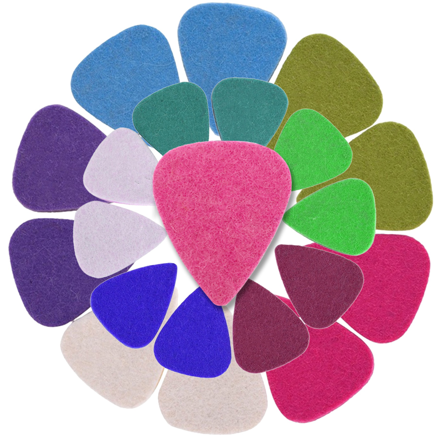 12pcs Color Felt Picks 3.5mm T - Musical Instrument Gif recensione e prezzo