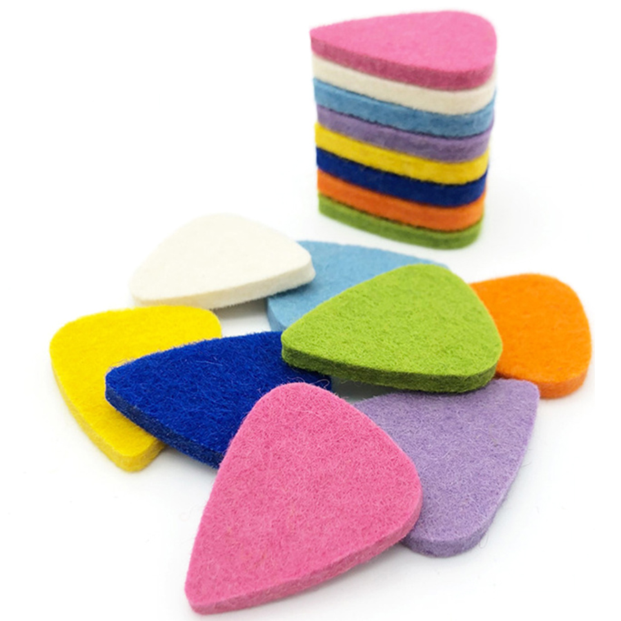 12pcs Color Felt Picks 3.5mm T - Musical Instrument Gif recensione e prezzo