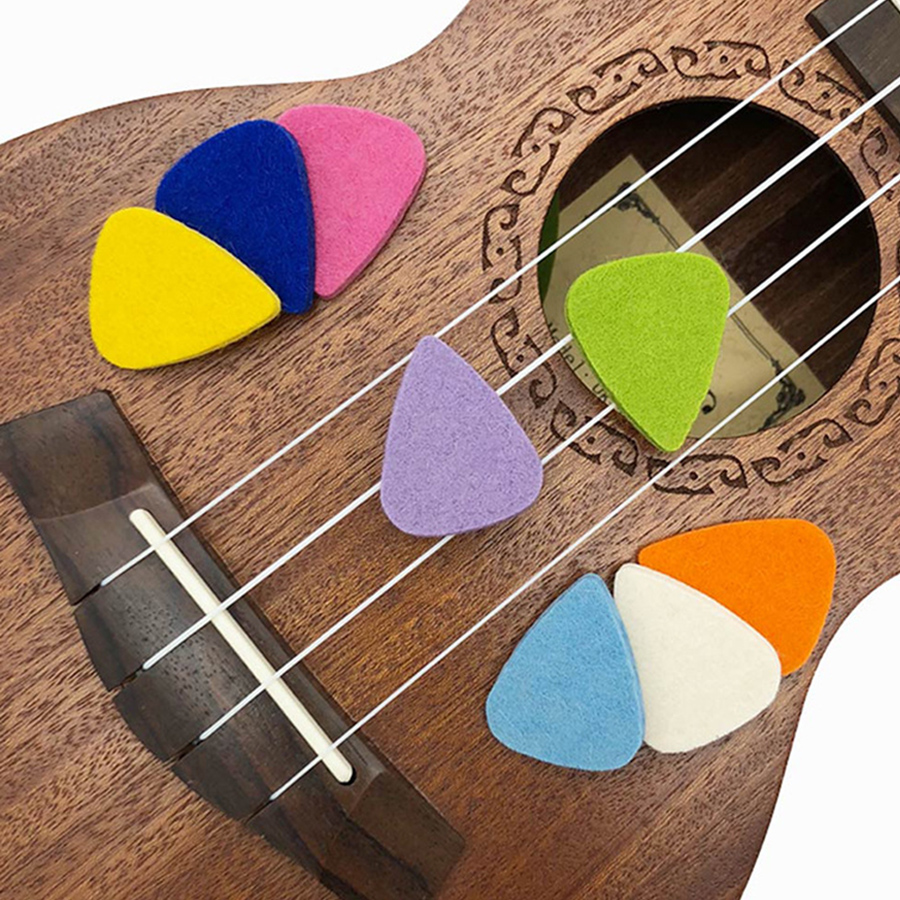 12pcs Color Felt Picks 3.5mm T - Musical Instrument Gif recensione e prezzo
