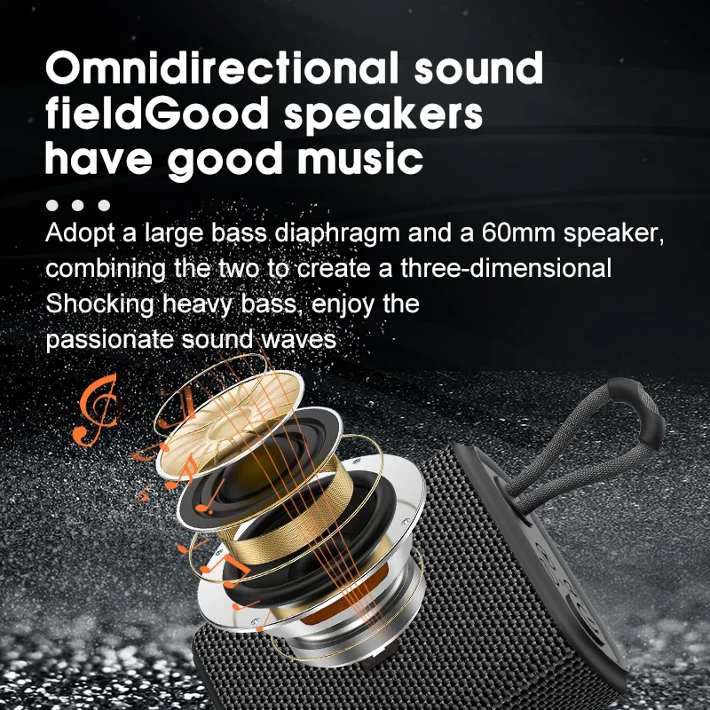 EBS-300 5W Mini Portable Bluet - Musical Instrument Vector recensione e prezzo