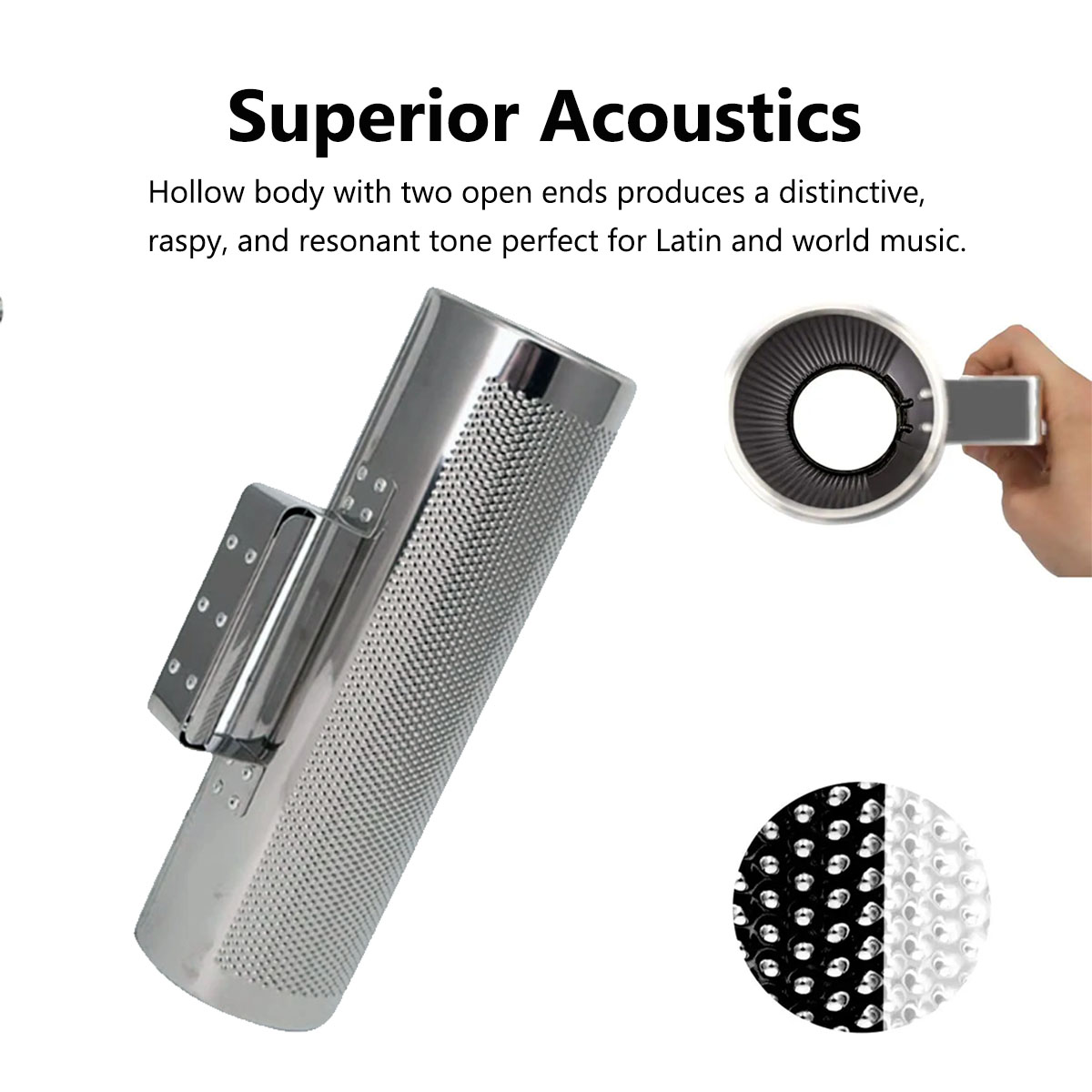 Miwayer Musical Stainless Stee - Guiro Scraper Instrument recensione e prezzo