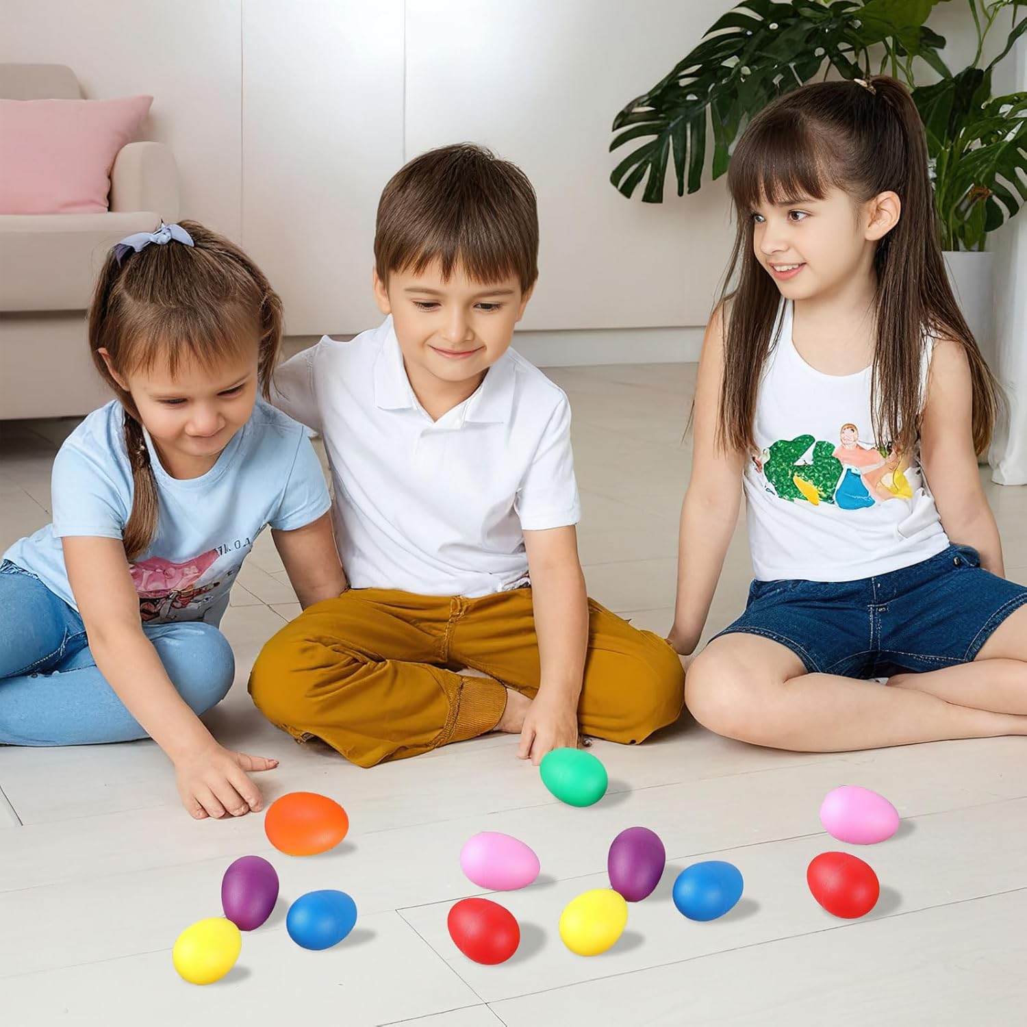 2Pcs Plastic Egg Shakers Percu - Musical Instrument Gif recensione e prezzo