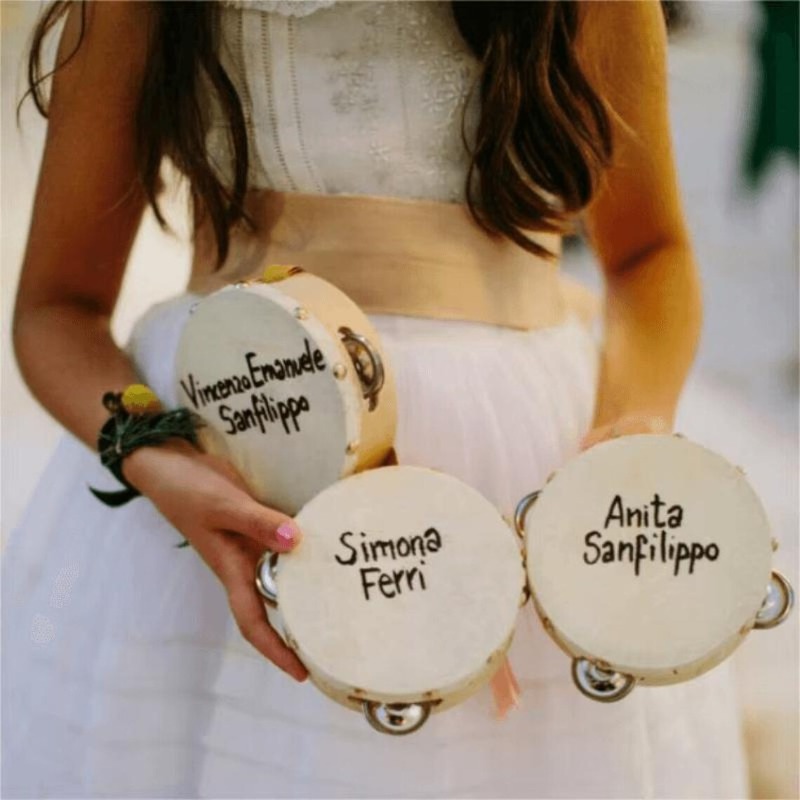 3/5PCS ﻿ Wedding Tambourine Dr - Musical Instrument Name recensione e prezzo