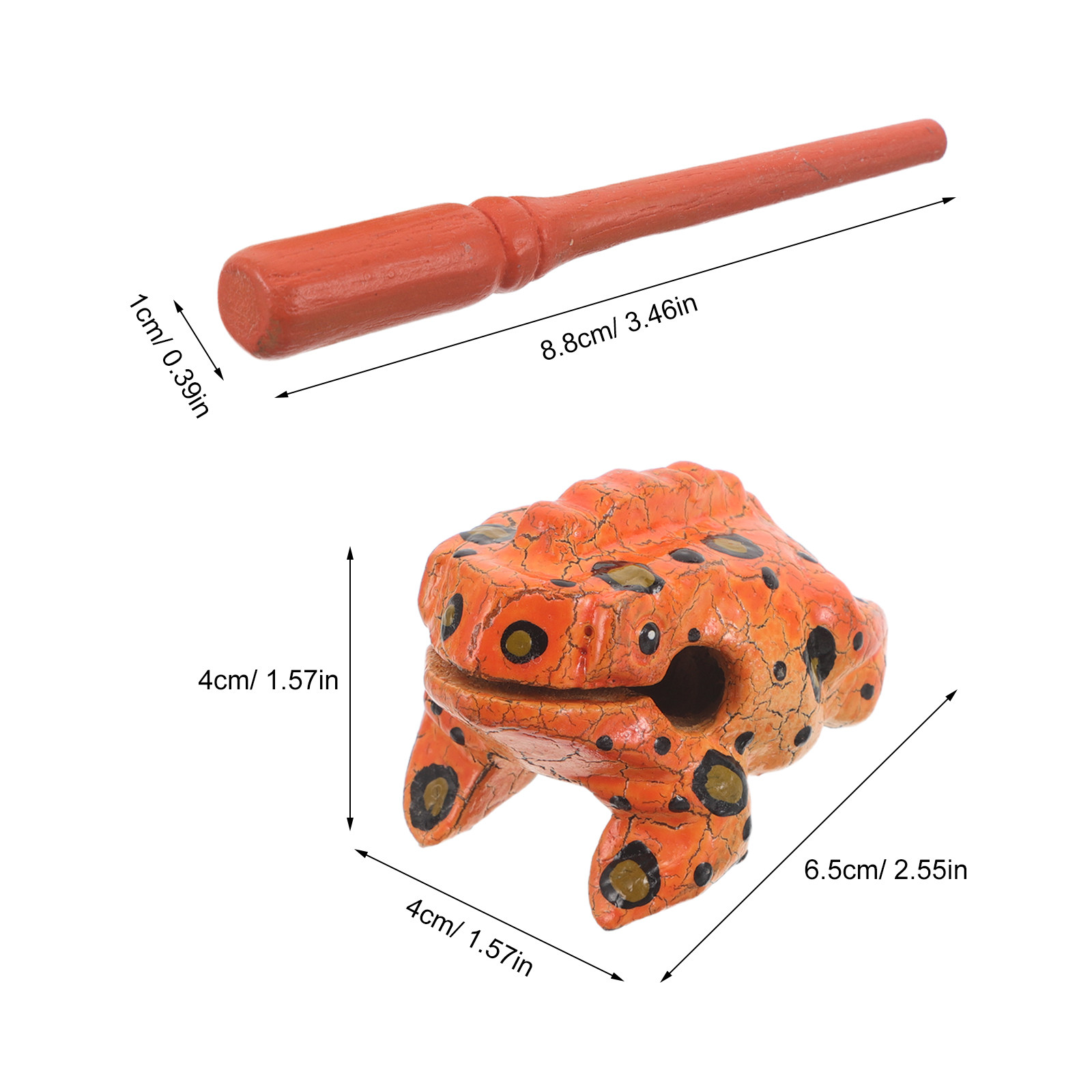 1Set Animal Shaped Frog Guiro  - Guiro Scraper Instrument recensione e prezzo