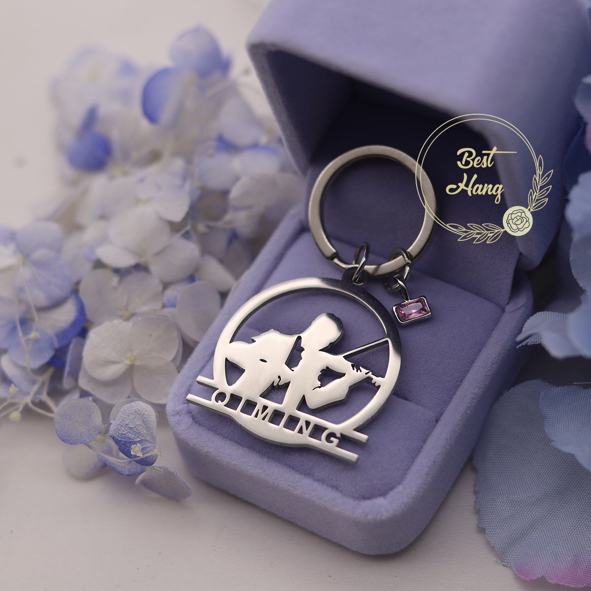 Custom Name Birthstone Pendant - Musical Instrument Name recensione e prezzo