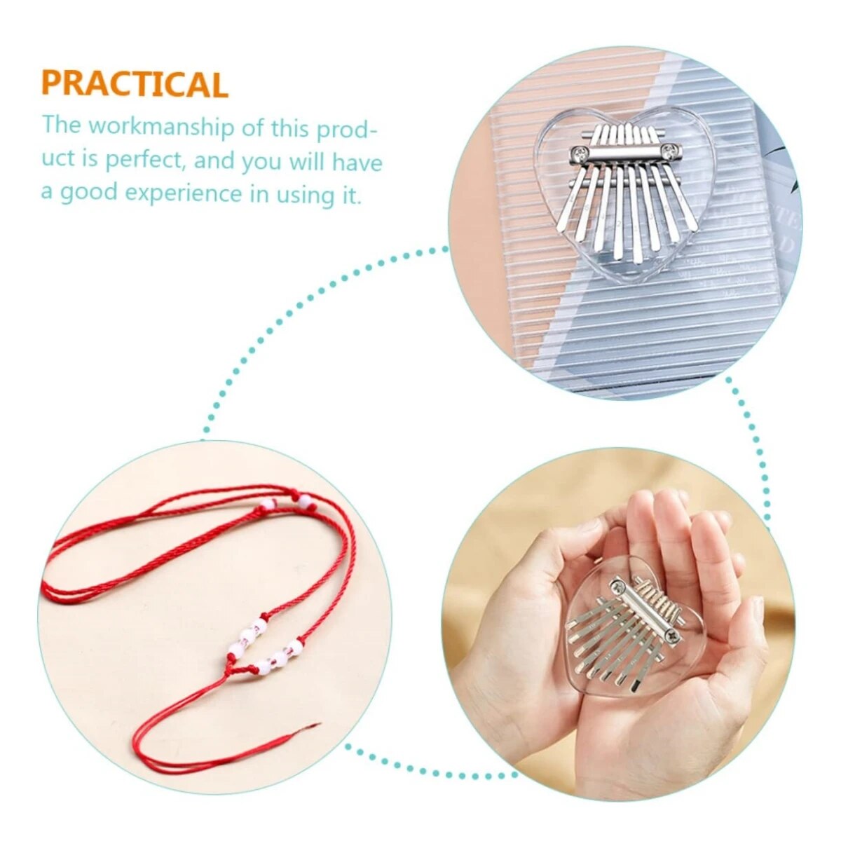 Miwayer 8 Keys Mini Kalimba Ra - A Musical Instrument With Keys recensione e prezzo