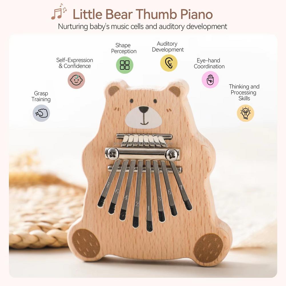 8 Key Mini Kalimba Portable Th - A Musical Instrument With Keys recensione e prezzo