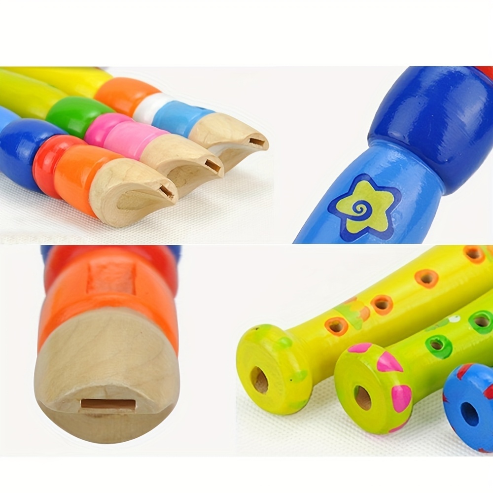 1pc Wooden Flute 6-Hole Colorf - Musical Instrument Fagot recensione e prezzo