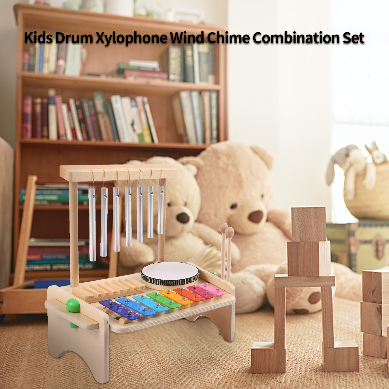 Wind Chime Combination Kids Dr - Guiro Scraper Instrument recensione e prezzo