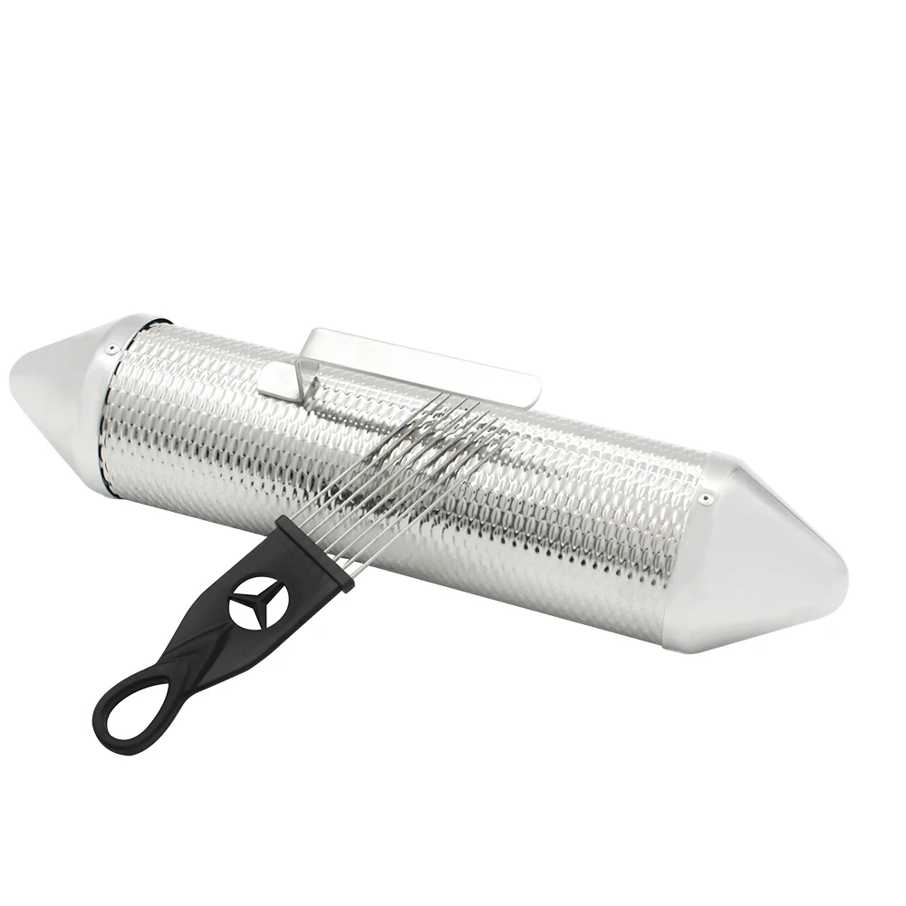 Scraper Barrel Silver Metal Gu - Guiro Scraper Instrument recensione e prezzo