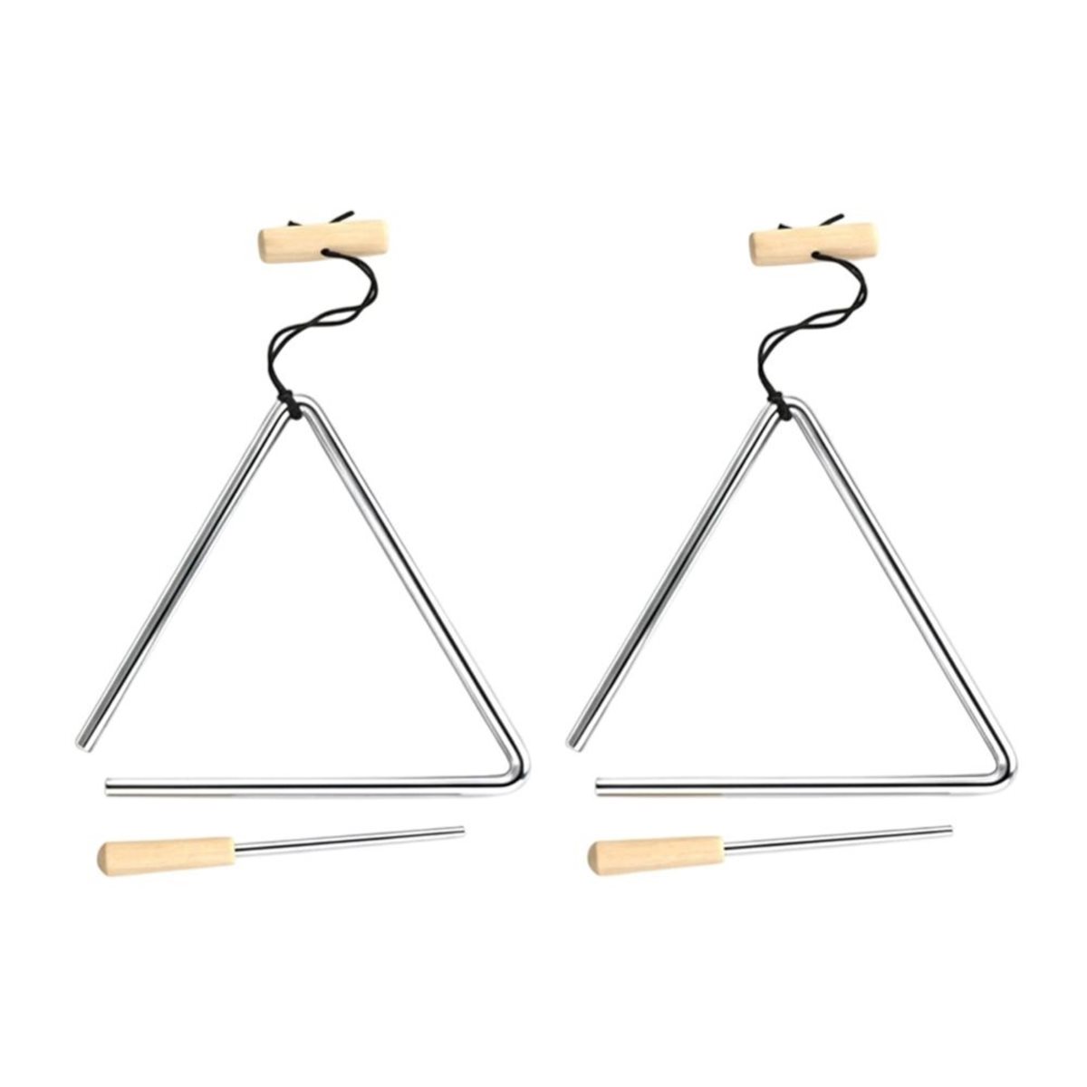 B72ABG 2PCS 6 Inch Triangle Mu - Triangle Beater Music recensione e prezzo