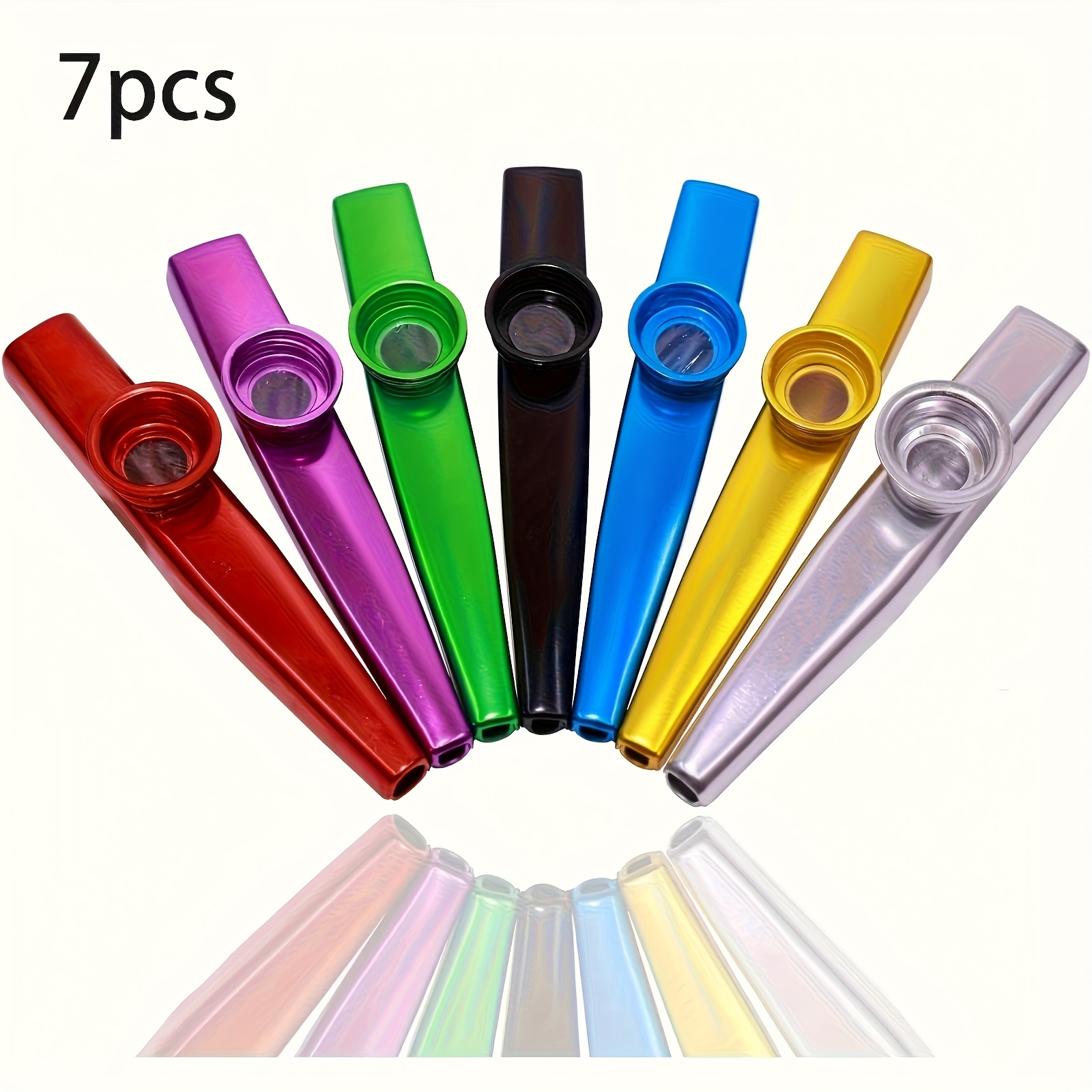 7pcs Metal Kazoos Simple Desig - Musical Instrument Gif recensione e prezzo