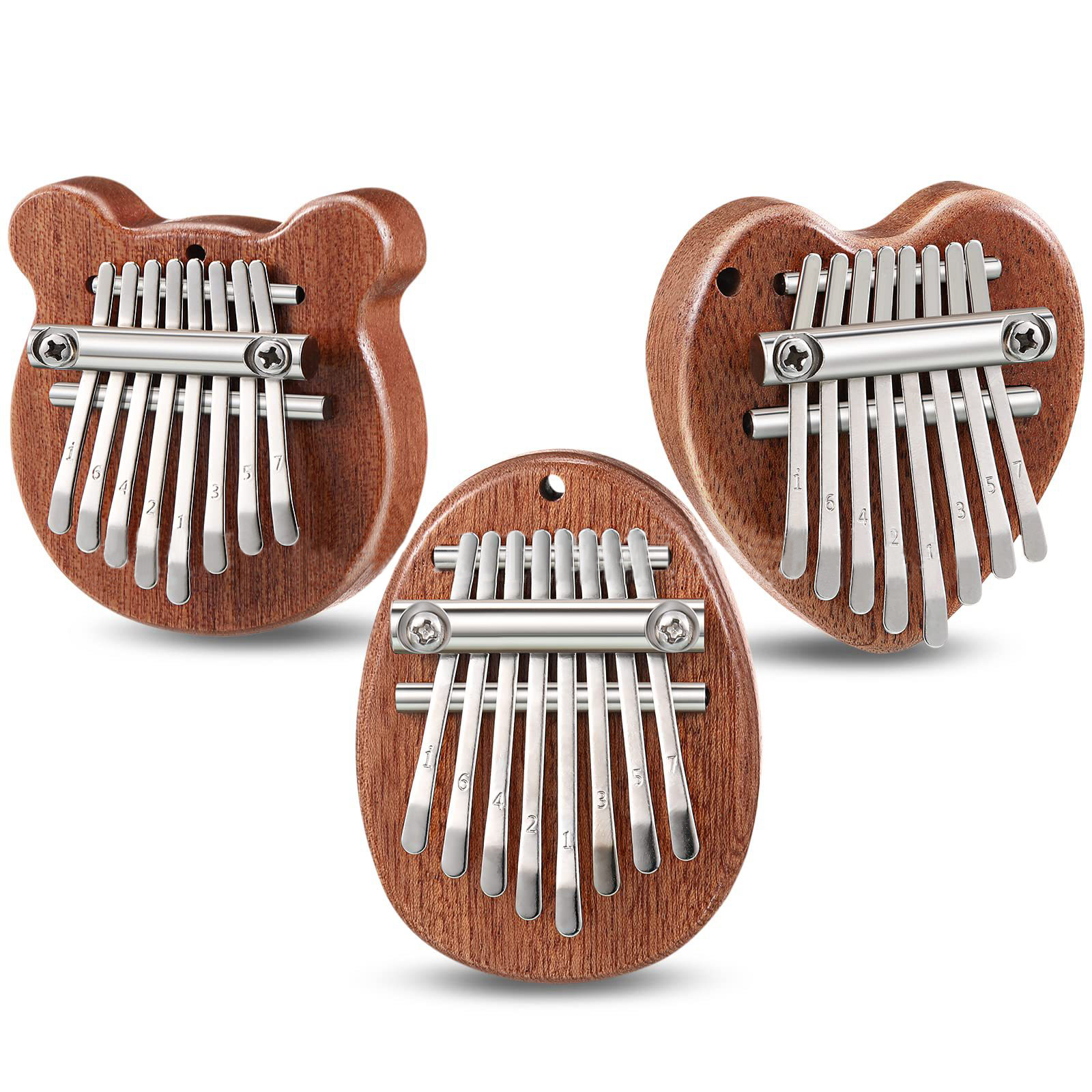 8 Keys Mini Kalimba Wooden Thu - A Musical Instrument With Keys recensione e prezzo