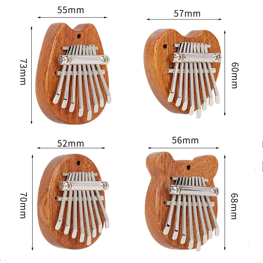 8 Keys Mini Kalimba Wooden Thu - A Musical Instrument With Keys recensione e prezzo