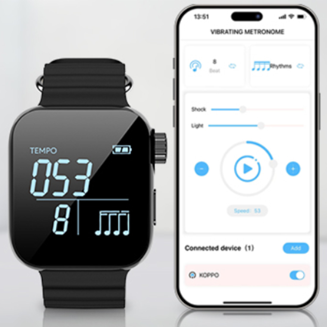 Wearable Vibrating Metronome 4 - Musical Instrument Gif recensione e prezzo