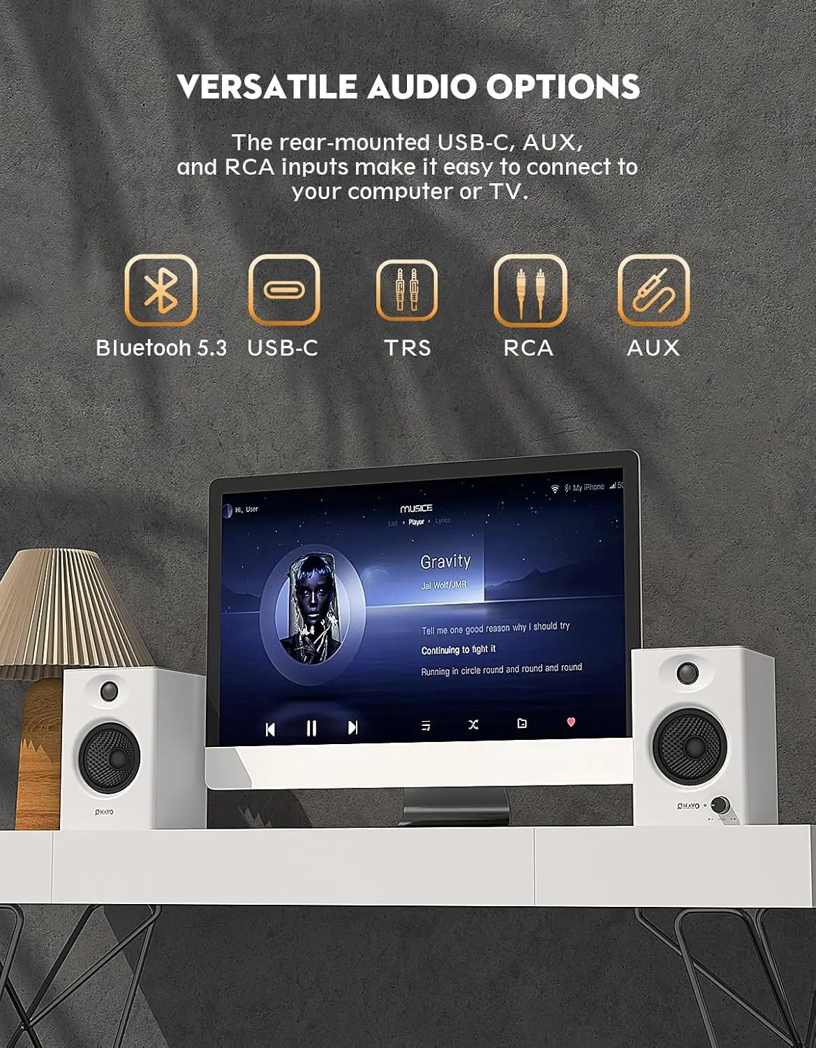 OHAYO 60W Computer Speakers fo - Musical Instrument Vector recensione e prezzo