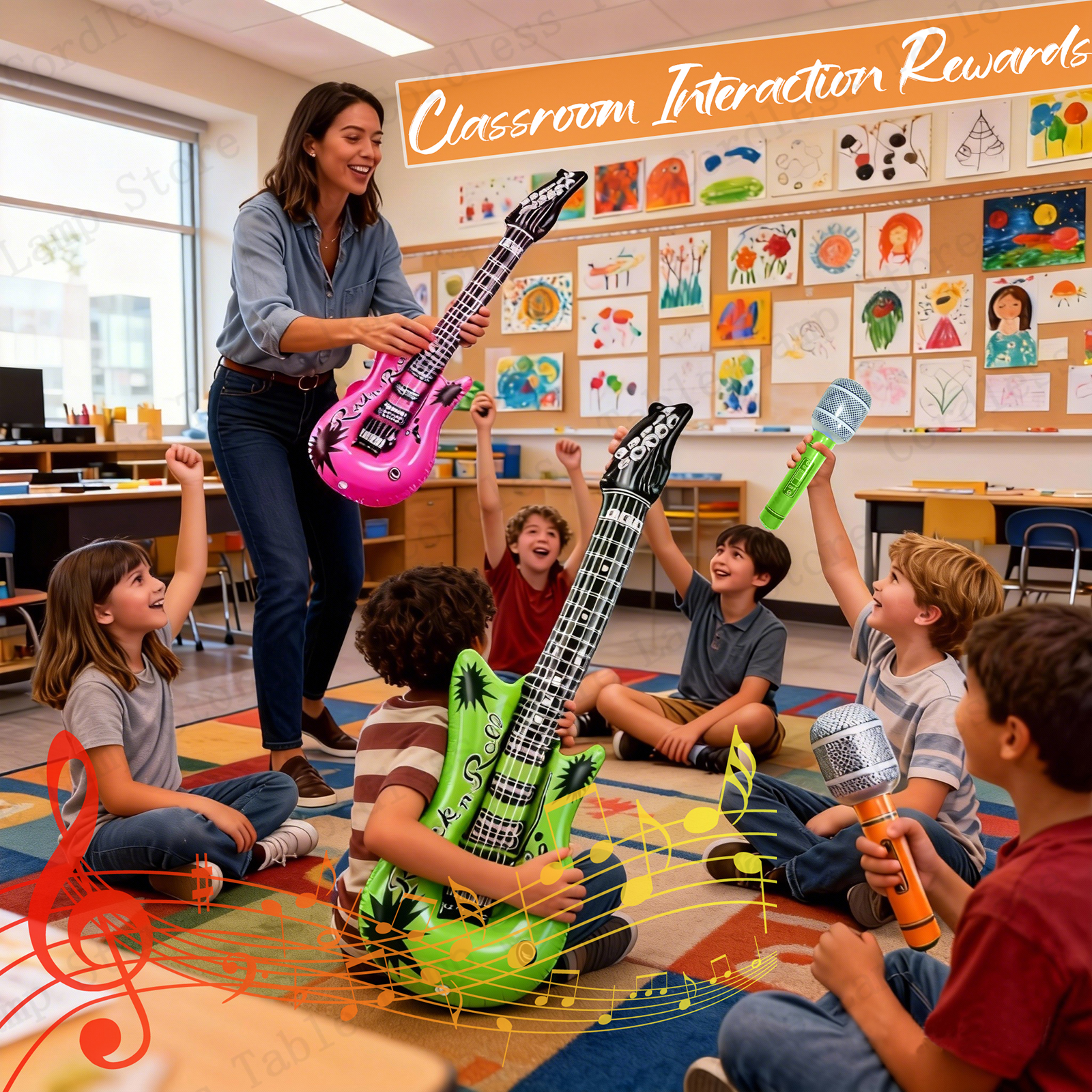 12-60Pcs Inflatable Rock Star  - Musical Instrument You Blow Into recensione e prezzo