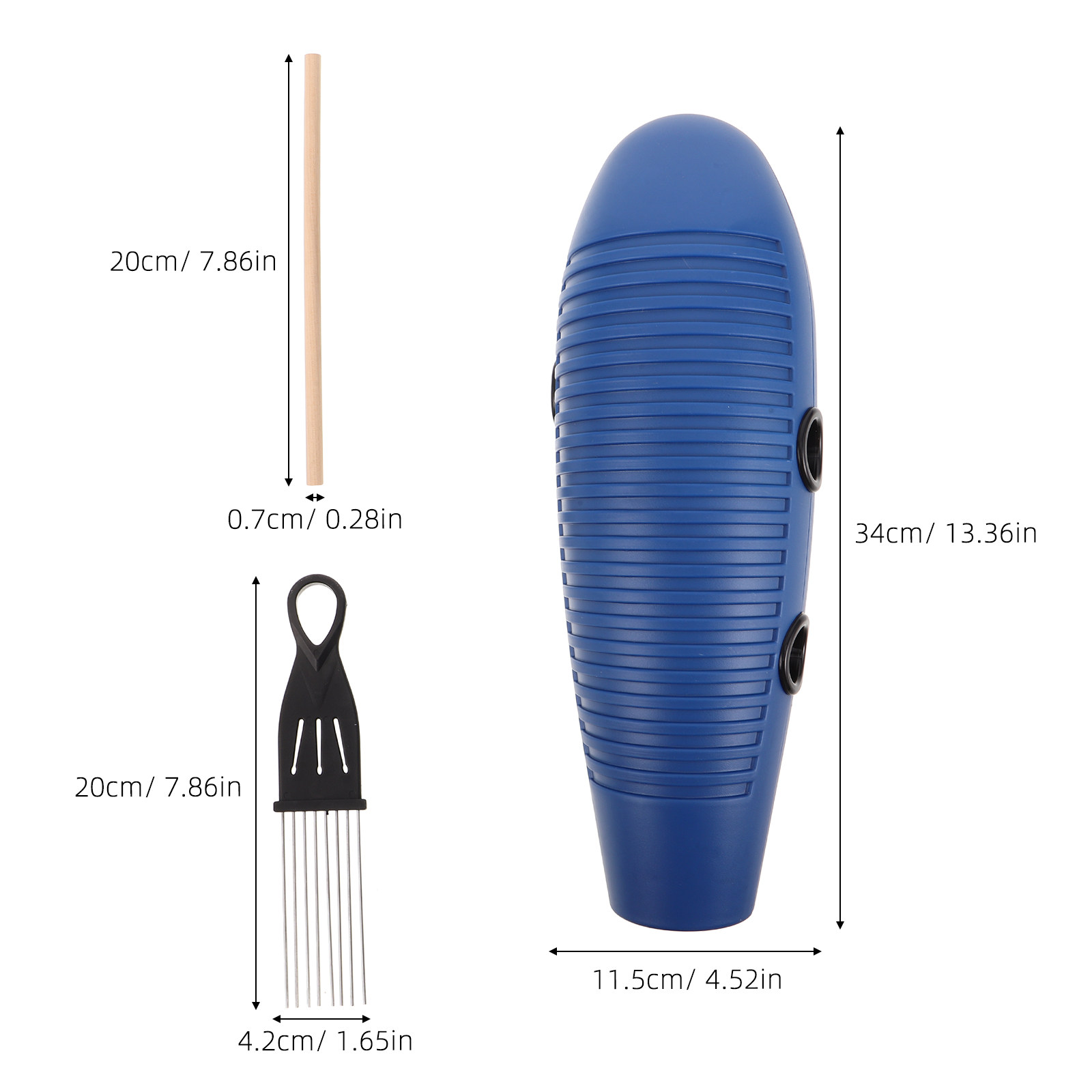 1Set Fish Shaped Guiro Instrum - Guiro Scraper Instrument recensione e prezzo