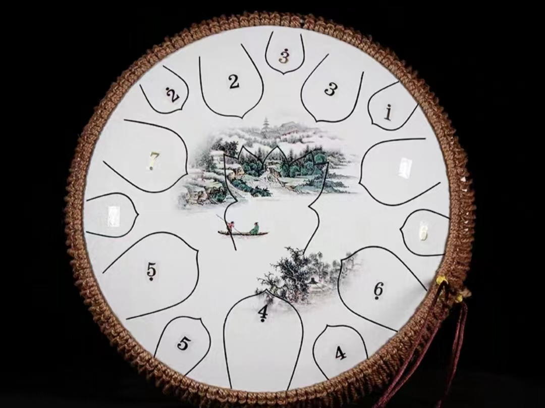 Chinese Style Painted Art Drum - Tongue Drum Steel recensione e prezzo