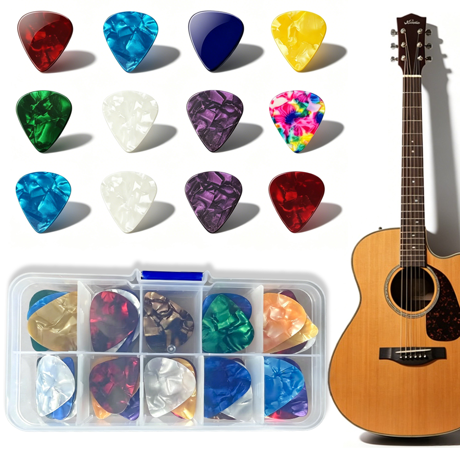 20-50pcs Boxed Celluloid Guita - Musical Instrument Fagot recensione e prezzo