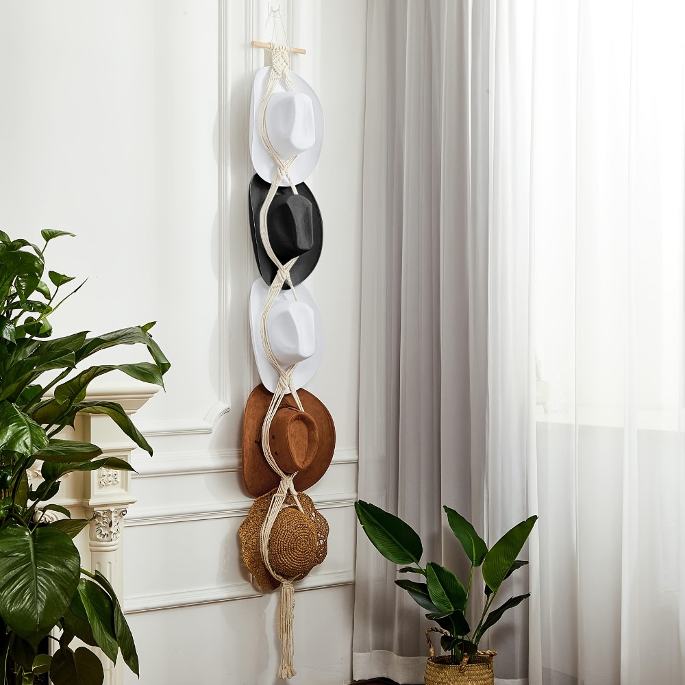 Bohemian Macrame Hat Hanger Ha - Musical Instrument Jazz recensione e prezzo