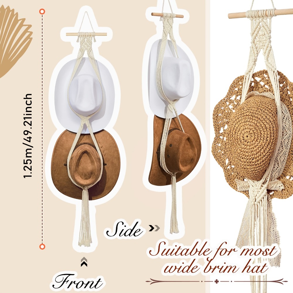 Bohemian Macrame Hat Hanger Ha - Musical Instrument Jazz recensione e prezzo