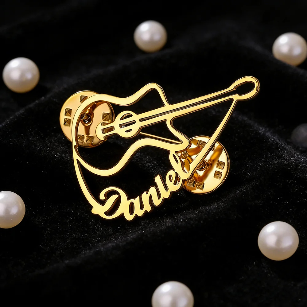 Personalized Violin Brooch Cus - Musical Instrument Name recensione e prezzo
