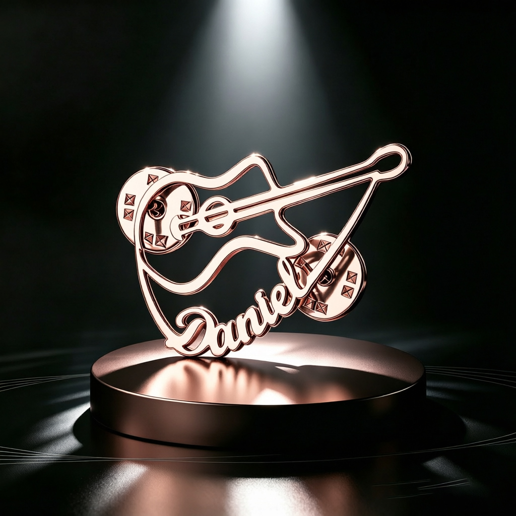 Personalized Violin Brooch Cus - Musical Instrument Name recensione e prezzo