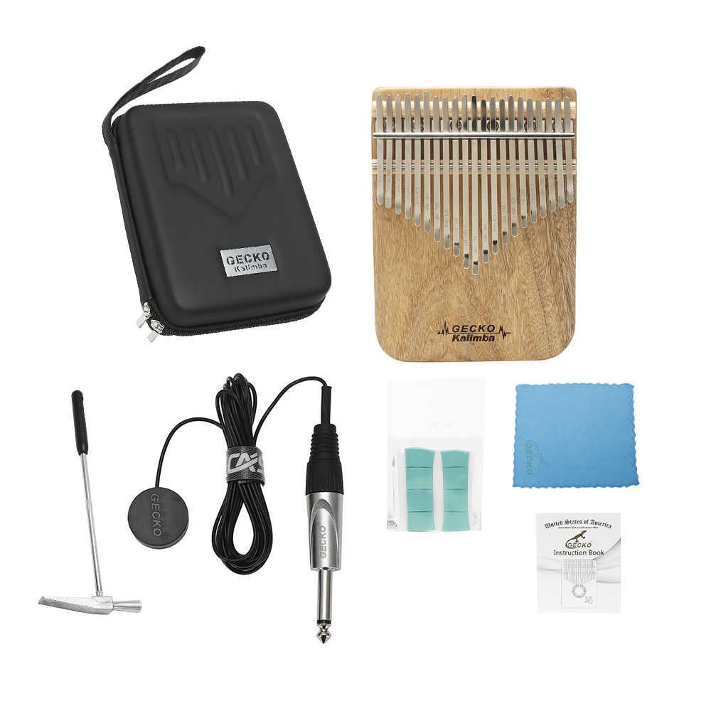 GECKO Kalimba 21-Key Camphor W - A Musical Instrument With Keys recensione e prezzo