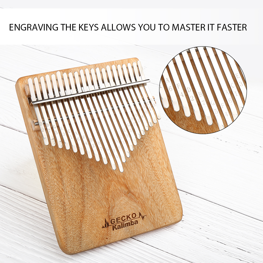 GECKO Kalimba 21-Key Camphor W - A Musical Instrument With Keys recensione e prezzo