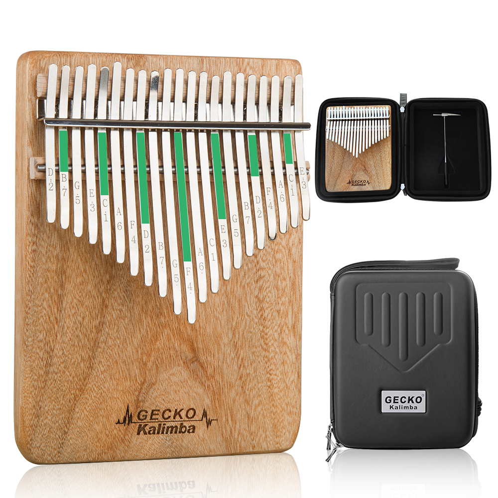 GECKO Kalimba 21-Key Camphor W - A Musical Instrument With Keys recensione e prezzo