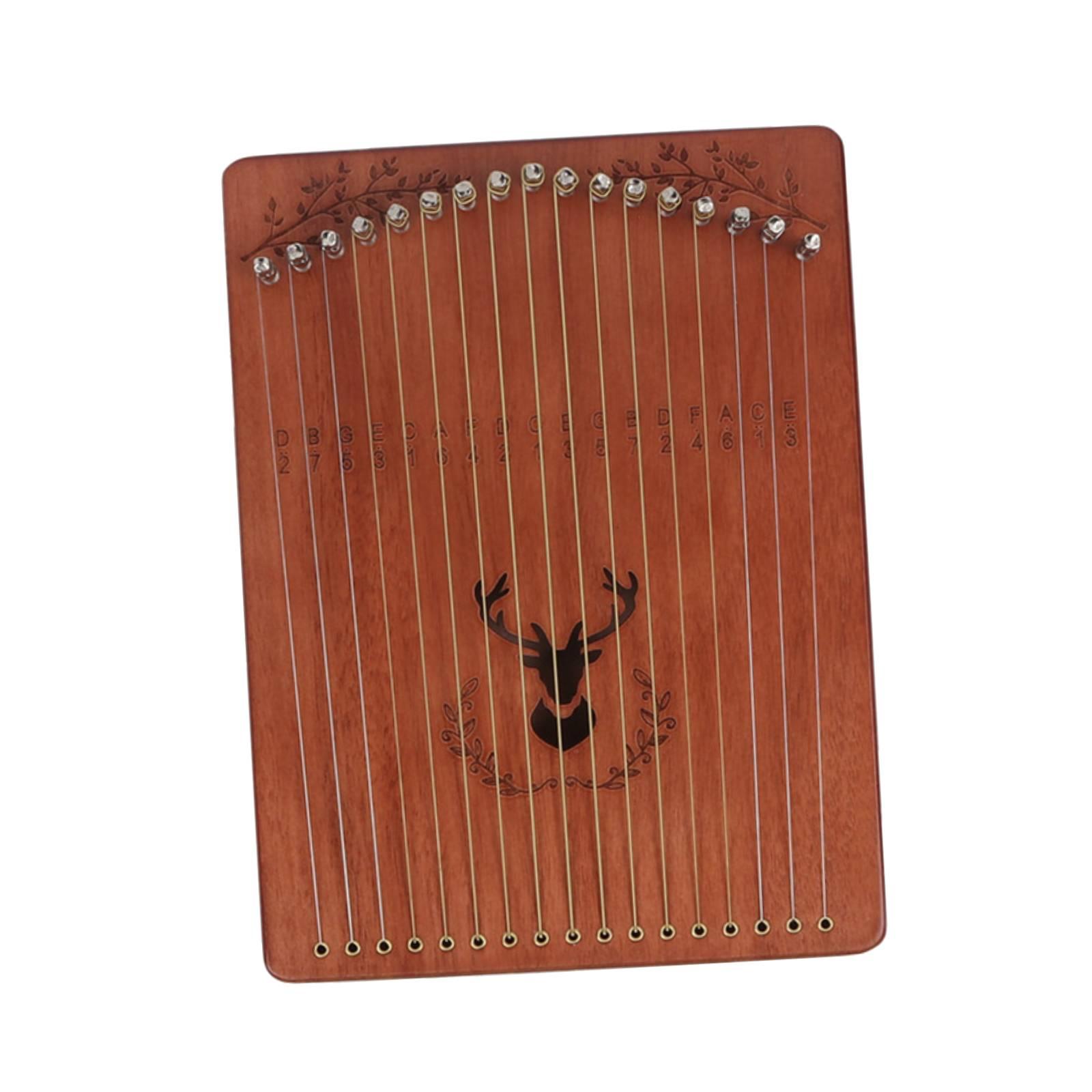 Portable 17 String Lyre Harp M - Musical Instrument Lyre recensione e prezzo