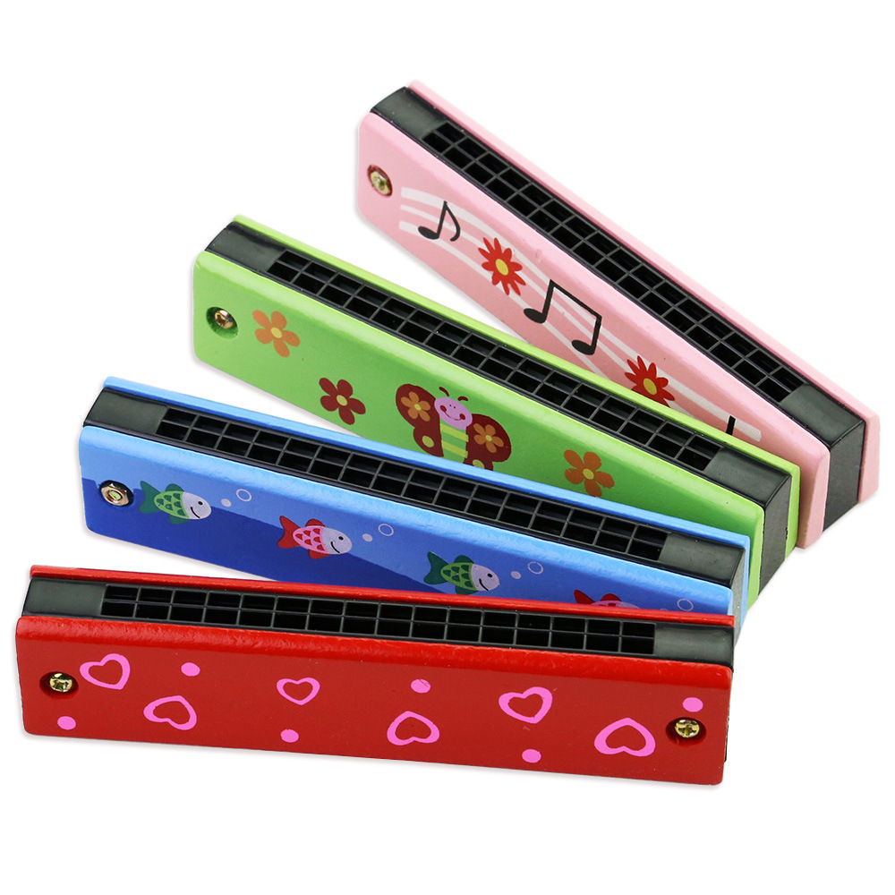 Children's Harmonica, Wooden M - Musical Instrument You Blow Into recensione e prezzo
