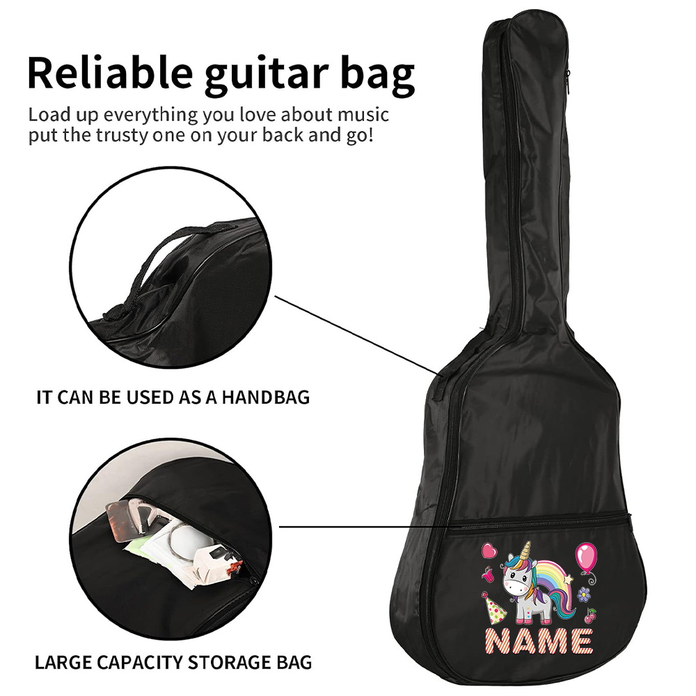 Customized Name Guitar Bag 36- - Musical Instrument Name recensione e prezzo