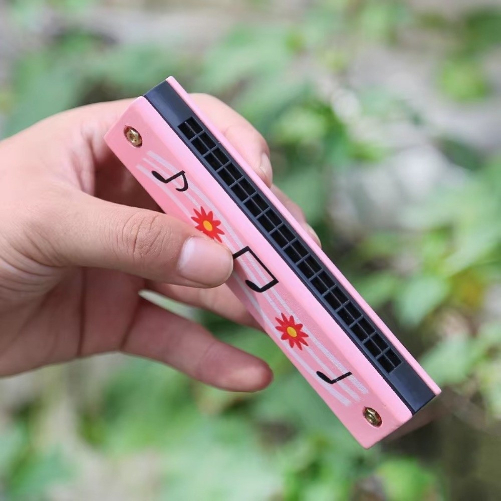 New 16 Holes Wooden Harmonica  - Musical Instrument Melodica recensione e prezzo